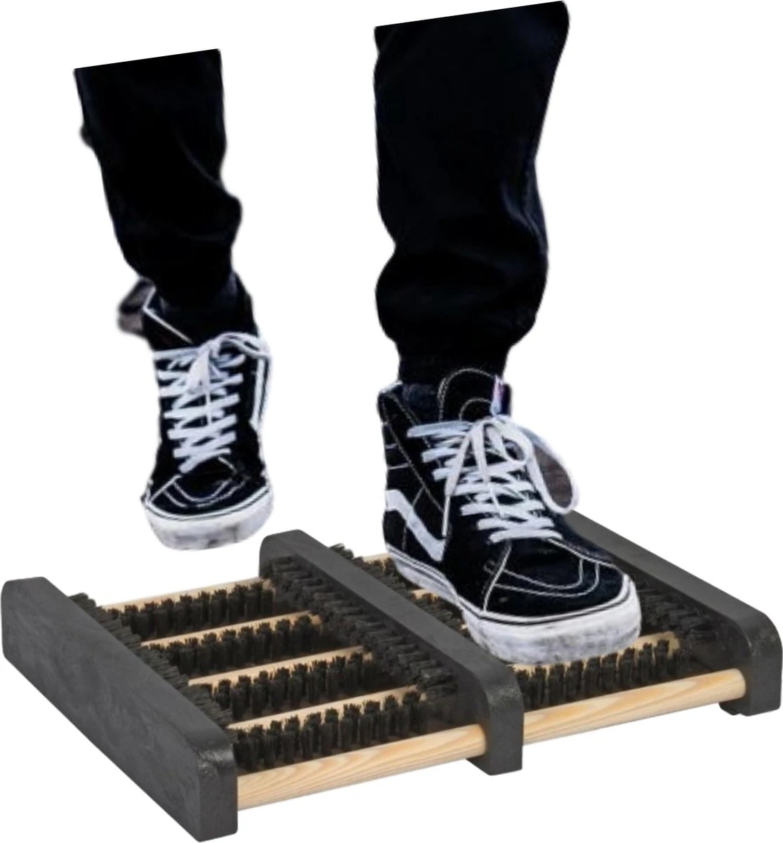 Talen Tools - Voetenveger - Dubbel - Harde Kunststof Borstels 4 Talen Tools - Voetenveger - Dubbel - Harde Kunststof Borstels - Afbeelding 2