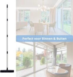 De Blaffende Kat 2 In 1 Rubberen Bezem – Bezem Binnen & Buiten – Vloerwisser Met Steel - Vloertrekker – Veger - Extra Lang 160cm -Tuin-Gereedschap Winkel 1149x1200 4
