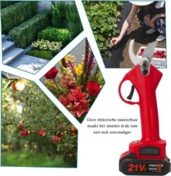 Elektrische Snoeischaar - Accu Snoeischaar - 2 Accu's - Professioneel - Tuinschaar 19 Elektrische Snoeischaar - Accu Snoeischaar - 2 Accu's - Professioneel - Tuinschaar -Tuin-Gereedschap Winkel 1165x1200