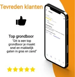 Grondboor Voor Boormachine - 8x25 Cm - Zwart -Tuin-Gereedschap Winkel 1176x1200 4