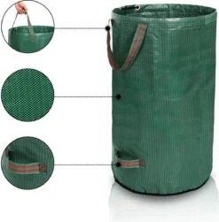 Tuin Afvalzakken - 2 Stuks - Opvouwbare Afvalzak - Tuin Afvalzak - Bladzakken - Waterstotend Tuinafvalzak - 270L -Tuin-Gereedschap Winkel 1181x1200 2