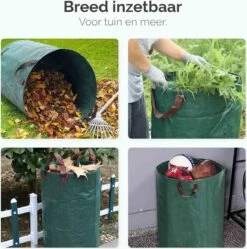 Goliving Tuinafvalzak - Set Van 2- Tuinafvalzakken Opvouwbaar - Tuinzak - Tuinafvalemmer - 2x 280 Liter - Groen -Tuin-Gereedschap Winkel 1189x1200 2
