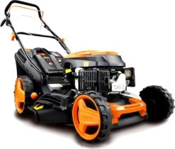 FUXTEC Grasmaaier Benzine - 46cm - Zelfrijdend / Zelftrekkend / Achterwielaandrijving - Mulchfunctie - Opvangbak 50L - FX-RM4646 -Tuin-Gereedschap Winkel 1200x1022