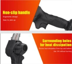 Violeworks® Accu Kettingzaag - Snoeizaag - Mini Kettingzaag - Handkettingzaag - Ook Voor Makita - Elektrische Kettingzaag - Elektrische Snoeischaar - Op Batterij - 2900 MAh - 1080W - 88V -Tuin-Gereedschap Winkel 1200x1075 2