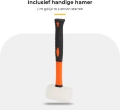 Maatworkz - Houtklover + Hamer - Houtsplijter - Houtkliever - Houtklover Voor Aanmaakhout - Gietijzer - Zwart -Tuin-Gereedschap Winkel 1200x1110