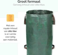 Goliving Tuinafvalzak - Set Van 2- Tuinafvalzakken Opvouwbaar - Tuinzak - Tuinafvalemmer - 2x 280 Liter - Groen -Tuin-Gereedschap Winkel 1200x1136 3