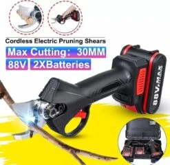 Accu Snoeischaar-88 VOLT-9000 MAh-COMPLETE SET-Professioneel-Hovenier-Tuinman -Tuin-Gereedschap Winkel 1200x1168