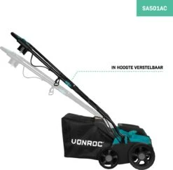 VONROC Elektrische Verticuteermachine - Gazonbeluchter – 1300W – Maaibreedte 320 Mm – 4 Dieptestanden (12/9/6/3 Mm) – Incl. 35L. Opvangbak -Tuin-Gereedschap Winkel 1200x1174