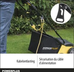 Powerplus POWXG7513 Elektrische Verticuteermachine - Mos Verwijderaar - 1400W - 320mm Maaibreedte - 45L Opvangbak - Incl. Gazonbeluchter/grasbeluchter -Tuin-Gereedschap Winkel 1200x1177 6