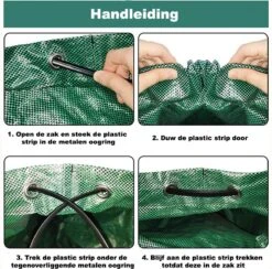 Tuin Afvalzakken - 2 Stuks - Opvouwbare Afvalzak - Tuin Afvalzak - Bladzakken - Waterstotend Tuinafvalzak - 270L -Tuin-Gereedschap Winkel 1200x1186 1