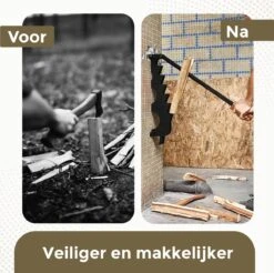 Flowkey® Houtklover XL - Houtsplijter Bijl - Houtkliever Kloofwig Gietijzer - Voor Hout & Aanmaakhout - Inclusief Gratis Bevestigingsset -Tuin-Gereedschap Winkel 1200x1197 10