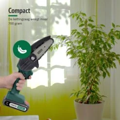 Mardin Mini Kettingzaag - Snoeizaag - Kettingzaag - Kettingzaag Electrisch Met 2 Accu - Inclusief Koffer - 1 Extra Accu - Groen -Tuin-Gereedschap Winkel 1200x1199 14