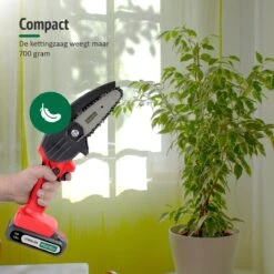Mardin Mini Kettingzaag - Snoeizaag - Kettingzaag - Kettingzaag Electrisch Met 2 Accu - Inclusief Koffer - 1 Extra Accu - Rood -Tuin-Gereedschap Winkel 1200x1199 8