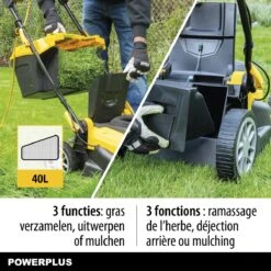 Powerplus POWXG6281 Elektrische Grasmaaier - Grasmachine Voor Middelgrote En Grote Tuin - 2000W - Maaibreedte 420mm - Verstelbare Maaihoogte - Mulching Functie - Incl. 40L Opvangbak -Tuin-Gereedschap Winkel 1200x1200 105