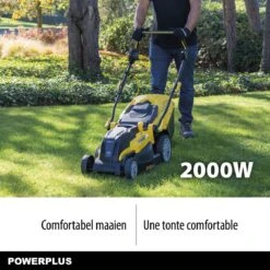 Powerplus POWXG6281 Elektrische Grasmaaier - Grasmachine Voor Middelgrote En Grote Tuin - 2000W - Maaibreedte 420mm - Verstelbare Maaihoogte - Mulching Functie - Incl. 40L Opvangbak -Tuin-Gereedschap Winkel 1200x1200 108