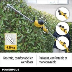 Powerplus POWXG2043 Elektrische Heggenschaar - 750W - Snoeien En Knippen - Zwaardlengte 570mm - Mesafstand 24mm - Telescopisch - Draaibaar Handvat - Haagschaar Voor Tuinonderhoud -Tuin-Gereedschap Winkel 1200x1200 12