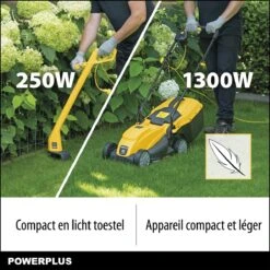 Powerplus POWXG6212T Elektrische Grasmaaier - Grasmachine Voor Kleine En Middelgrote Tuin - 1300W - Maaibreedte 320mm - Verstelbare Maaihoogte - 30L Opvangbak - Incl. Grastrimmer 250W 15 Powerplus POWXG6212T Elektrische Grasmaaier - Grasmachine Voor Kleine En Middelgrote Tuin - 1300W - Maaibreedte 320mm - Verstelbare Maaihoogte - 30L Opvangbak - Incl. Grastrimmer 250W -Tuin-Gereedschap Winkel 1200x1200 167