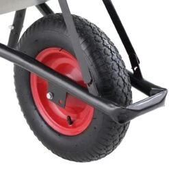 Gardebruk Kruiwagen 100L - Luchtband - 250kg Draagkracht Zilver -Tuin-Gereedschap Winkel 1200x1200 306