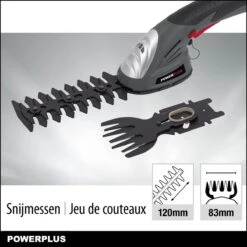 Powerplus POWEG4500 Gras-/Heggenschaar Accu - 7.2V - Snoeien En Knippen - Zwaardlengte 83/120mm - Mesafstand 8mm - Incl. 1,5Ah Accu En Lader - Haagschaar Voor Tuinonderhoud -Tuin-Gereedschap Winkel 1200x1200 37