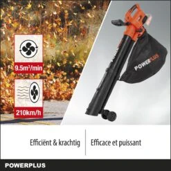 Powerplus Dual Power POWDPG75270 Bladblazer - Bladzuiger En -versnipperaar - Brushless - Blazen - Zuigen - Versnipperen - Excl. Accu En Lader - Incl. Opvangzak 45L -Tuin-Gereedschap Winkel 1200x1200 386