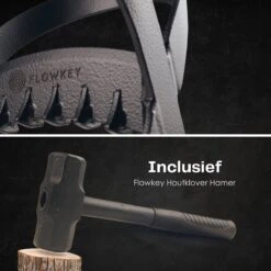 Flowkey® Houtklover - Houtsplijter Bijl - Houtkliever Kloofwig Gietijzer - Voor Hout & Aanmaakhout - Inclusief Gratis Hamer -Tuin-Gereedschap Winkel 1200x1200 430