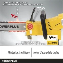 Powerplus POWXG1032 Elektrische Kettingzaag - 900W - Zwaardlengte 300mm - Automatische Kettingsmering - Incl. 1x Ketting En 1x Zwaard -Tuin-Gereedschap Winkel 1200x1200 483