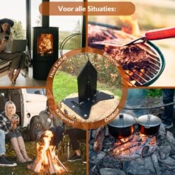 Miseru Houtklover – Geen Bijl Nodig – No Axe - Houtsplijter – Houtkliever – HANDMADE In Holland - Houtklover Voor Aanmaakhout – Metaal -Tuin-Gereedschap Winkel 1200x1200 507