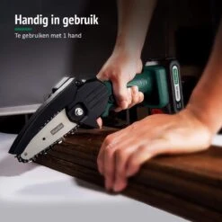 Mardin Mini Kettingzaag - Snoeizaag - Kettingzaag - Kettingzaag Electrisch Met 2 Accu - Inclusief Koffer - 1 Extra Accu - Groen -Tuin-Gereedschap Winkel 1200x1200 534