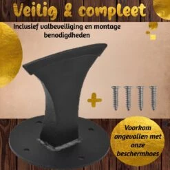 Merkloos Houtklover - Houtsplijter - Houtkliever - Houtklover Voor Aanmaakhout - Handmatig - Met Bevestigingsgaten - Kloofwig - Splijtwig - Metaal - Overal Te Bevestigen -Tuin-Gereedschap Winkel 1200x1200 557