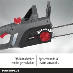 Powerplus POWEG10110 Elektrische Kettingzaag - 2200W - Zwaardlengte 400mm - Automatische Kettingsmering - Incl. 1x Ketting En 1x Zwaard -Tuin-Gereedschap Winkel 1200x1200 579