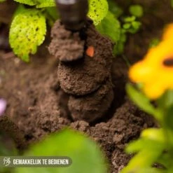 Merkloos Grondboor Voor Planten - 25 CM - Palenboor - Moestuin - Bollenplanter - Zwart -Tuin-Gereedschap Winkel 1200x1200 656