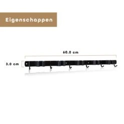 Bezem Ophangsysteem – Bezemhouder – Tuingereedschap – RVS – 5 Houders – 6 Haken - BAULK® -Tuin-Gereedschap Winkel 1200x1200 672