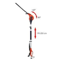 Kibani Elektrische Heggenschaar XXL – 450W – 49 Cm Zwaardlengte – Telescopisch Van 190 Tot 250 Cm -Tuin-Gereedschap Winkel 1200x1200 68