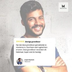 MaatWorkz - Grondboor - 25 CM - Boormachine - Bollenplanter - Moestuin - Palenboor - Boor - Tuin -Tuin-Gereedschap Winkel 1200x1200 688