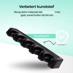 CLEANLY® Bezemhouder - Ophangsysteem Voor Tuingereedschap - Bezem Ophangsysteem - Gereedschapshouder Met Ophanghaken - ABS -Tuin-Gereedschap Winkel 1200x1200 720