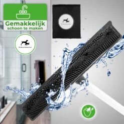 De Blaffende Kat 2 In 1 Rubberen Bezem – Bezem Binnen & Buiten – Vloerwisser Met Steel - Vloertrekker – Veger - Extra Lang 160cm -Tuin-Gereedschap Winkel 1200x1200 741