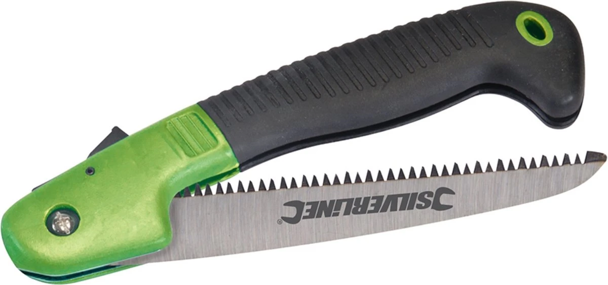 Silverline Inklapbare Tri-Cut Handzaag - Takkenzaag - 180 Mm Zaagblad 5 Silverline Inklapbare Tri-Cut Handzaag - Takkenzaag - 180 Mm Zaagblad - Afbeelding 3