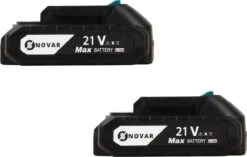 NovarGarden® Mini Kettingzaag NG1 - Met 2x Accu - Takkenzaag - Snoeizaag - Electrisch - Handzaag - Boomzaag - 21V -Tuin-Gereedschap Winkel 1200x765