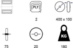 Kruiwagen Wiel 4.00 - 8 Luchtband Lijnprofiel - Asdiameter 20mm -Tuin-Gereedschap Winkel 1200x795