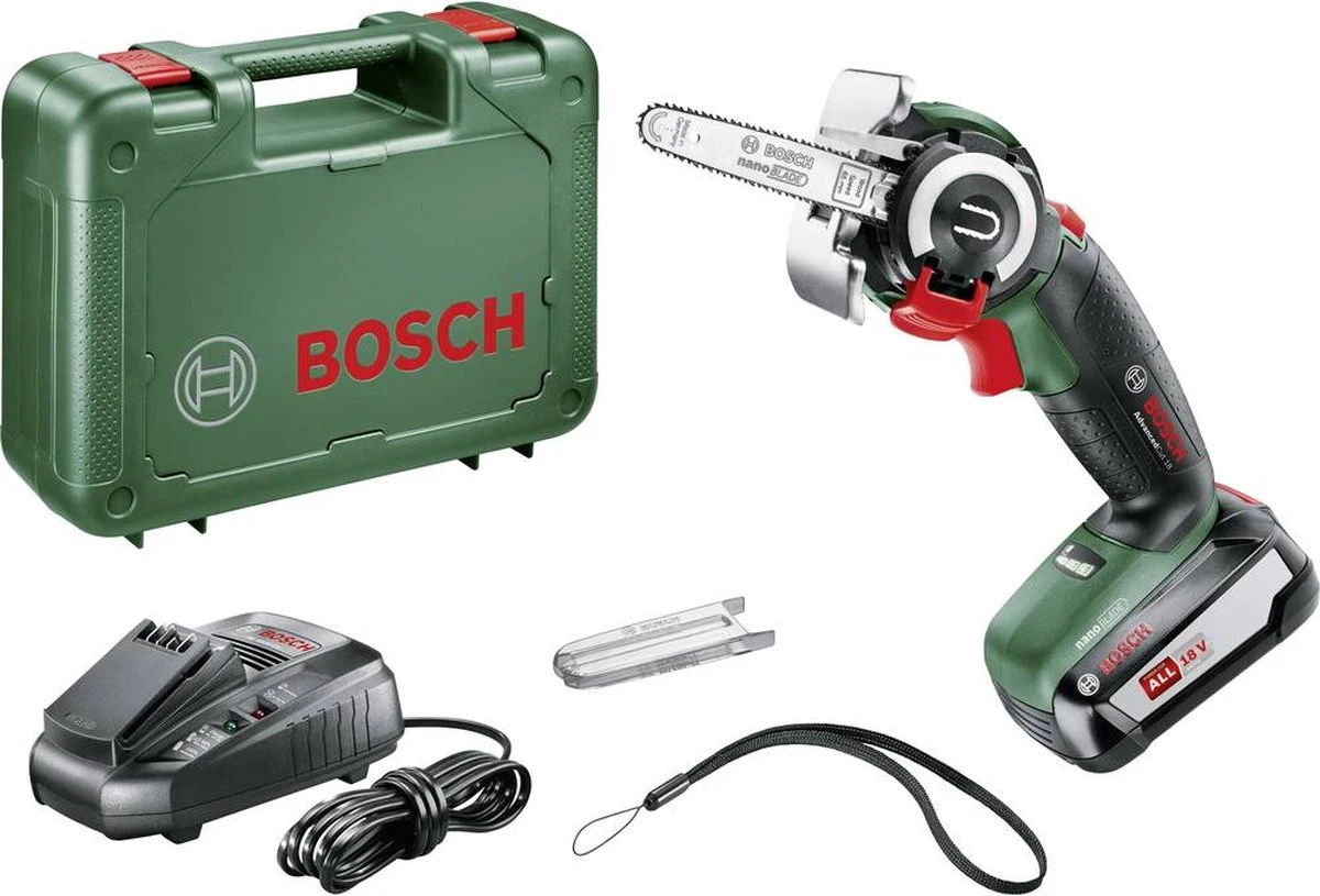 Bosch AdvancedCut 18 Microkettingzaag - Met 1 X 18 V Accu En Lader 3 Bosch AdvancedCut 18 Microkettingzaag - Met 1 X 18 V Accu En Lader