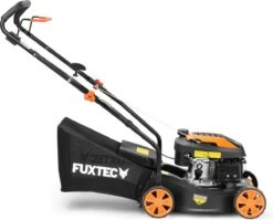 FUXTEC Grasmaaier Benzine - 41cm - 80cc - Duwmaaier - Opvangbak 45L - FX-RM4180 -Tuin-Gereedschap Winkel 1200x967