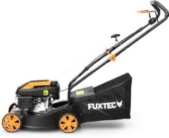 FUXTEC Grasmaaier Benzine - 41cm - 80cc - Duwmaaier - Opvangbak 45L - FX-RM4180 -Tuin-Gereedschap Winkel 1200x976