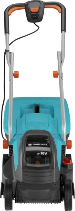 GARDENA - PowerMax 32/36V P4A Ready To Use Set - Grasmaaier (gemotoriseerd) - Maaihoogte 60mm - Snijbreedte 32 Cm -Tuin-Gereedschap Winkel 428x1200