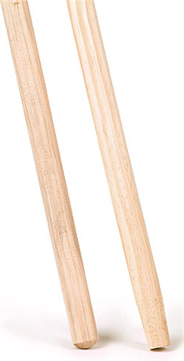 Betra Houten Universele Bezemsteel - 150 Cm - Met Klem Uiteinde 5 Betra Houten Universele Bezemsteel - 150 Cm - Met Klem Uiteinde - Afbeelding 3