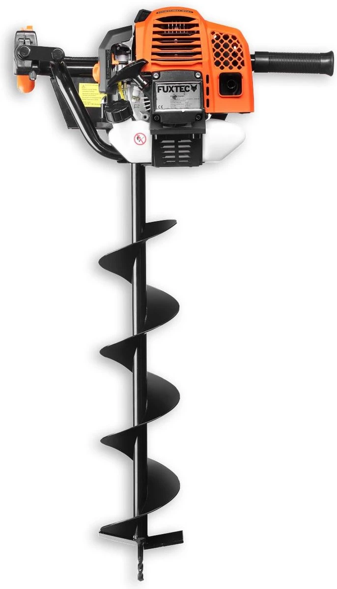 FUXTEC Grondboor Benzine Incl. 100/150/200mm Hulpstukken - 62cc - FX-EB162 6 FUXTEC Grondboor Benzine Incl. 100/150/200mm Hulpstukken - 62cc - FX-EB162 - Afbeelding 4
