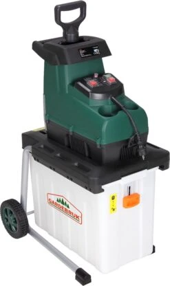 Gardebruk Hakselaar Elektrisch 2800W - 45mm Takdikte - Opvangbak 60 L -Tuin-Gereedschap Winkel 713x1200