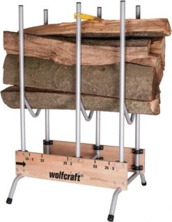 Wolfcraft - Professionele Zaagbok - Voor Kettingzaag - Hout - Opbouwbare, Stabiele Zaagbok Voor Brandhout - 5121000 - 10 JAAR GARANTIE -Tuin-Gereedschap Winkel 933x1200